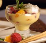 Crema con fruta