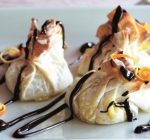 Saquito de naranja con chocolate